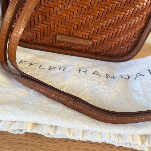 Loeffler Randall Mackenzie Woven Leather Crossbody - Timber brown - Picture 4 of 10